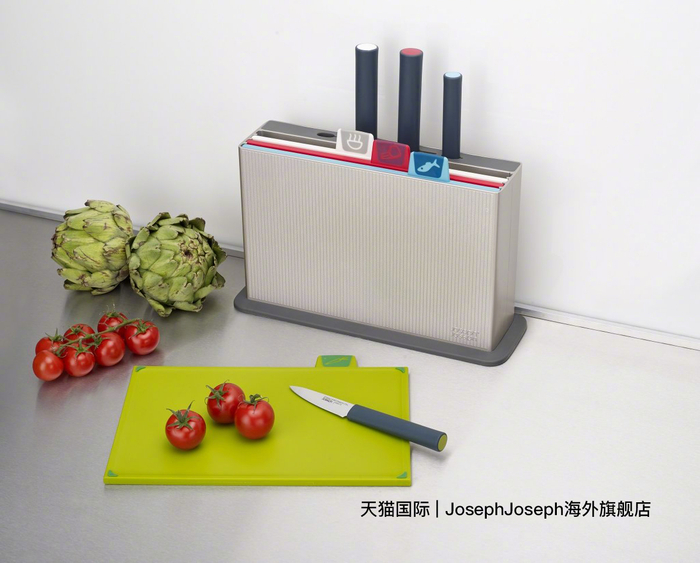 Joseph Joseph创意厨房用具_文件夹索引式菜板生熟分类_joseph厨具官网