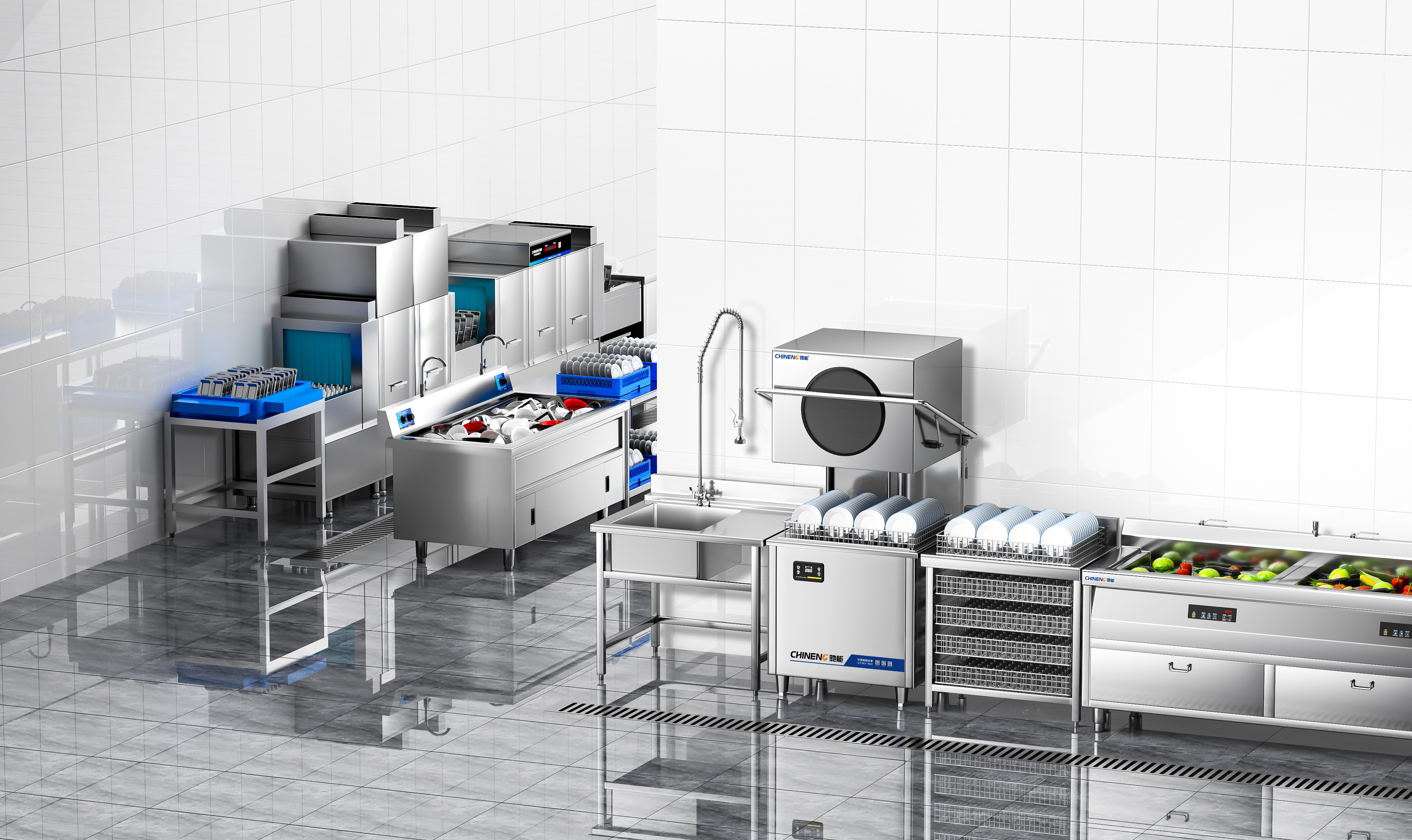 食堂厨房设备选型_商用厨具节能方案_商用厨房厨具