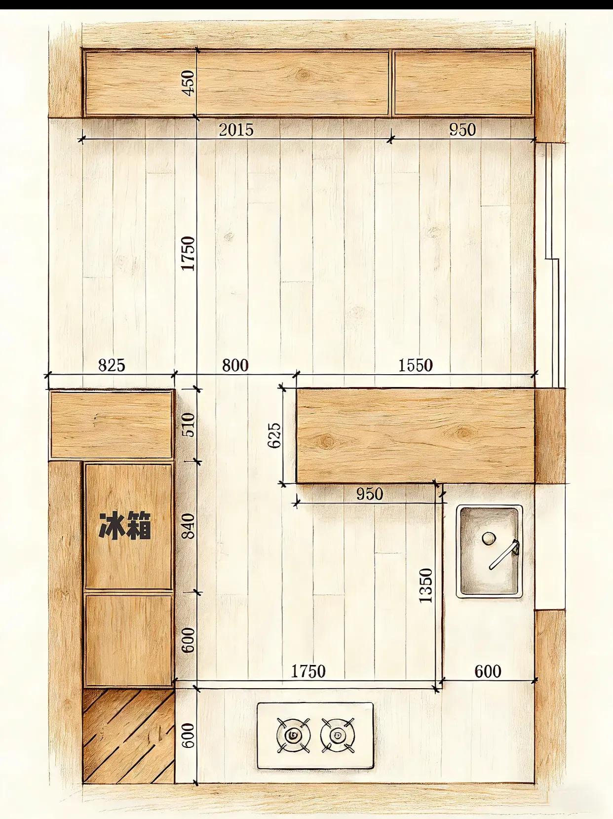 开放式厨房_厨房厨具摆放效果图_厨房吧台设计