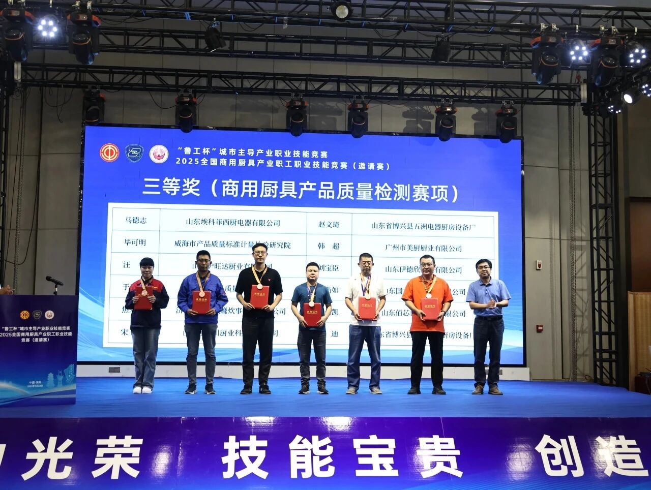 2025全国商用厨具产业职工职业技能竞赛_商用厨具制造_威海市产品质量标准计量检验研究院